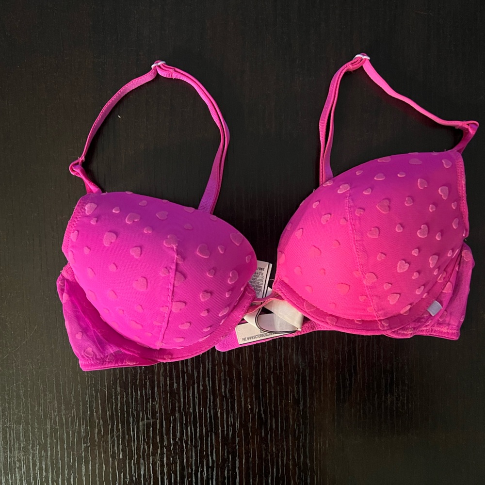 Victoria's Secret Pink Heart Bra